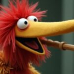 Muppet with Long Hooked Beak