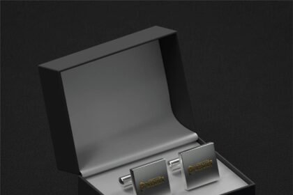 Cufflink packaging box