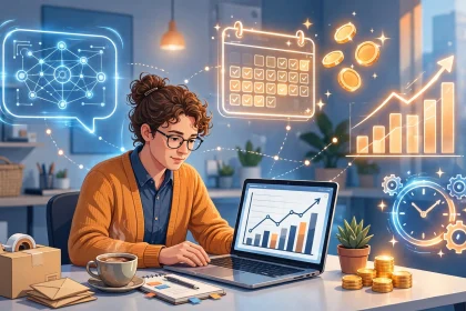 AI for small business: owner saving time and money with AI tools