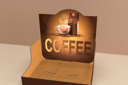 custom coffee product display boxes