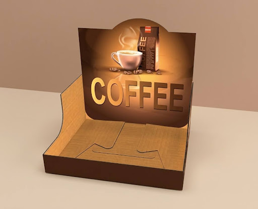 custom coffee product display boxes